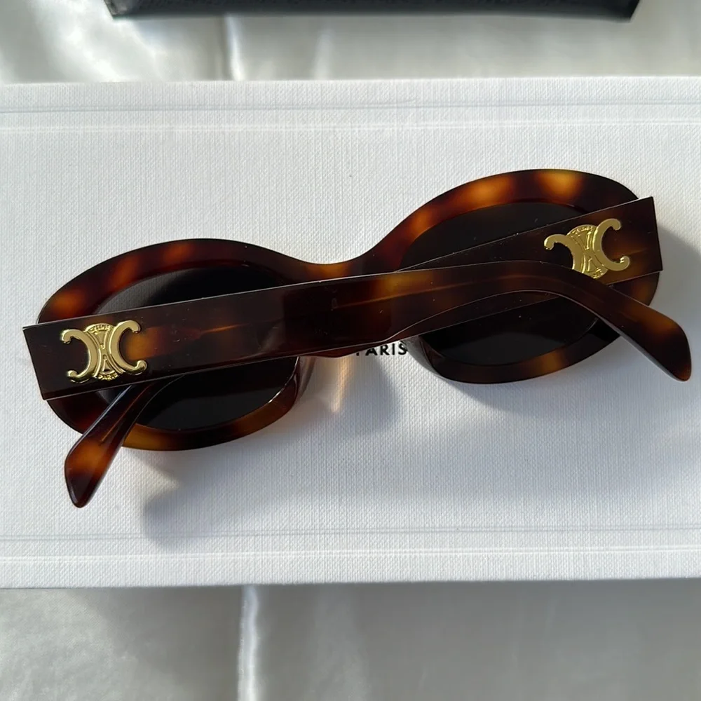 CELINE Triomphe Oval Sunglasses (Brand New) - Picture 2 of 6